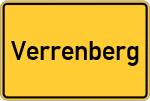 Place name sign Verrenberg