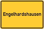Place name sign Engelhardshausen