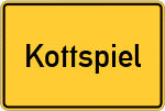 Place name sign Kottspiel