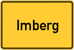 Place name sign Imberg