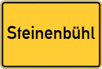 Place name sign Steinenbühl