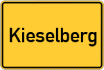 Place name sign Kieselberg