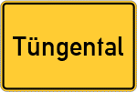 Place name sign Tüngental