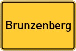 Place name sign Brunzenberg
