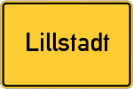 Place name sign Lillstadt