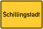 Place name sign Schillingstadt