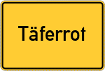 Place name sign Täferrot