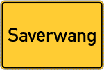 Place name sign Saverwang