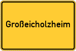 Place name sign Großeicholzheim