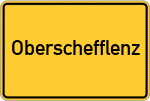 Place name sign Oberschefflenz