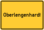 Place name sign Oberlengenhardt