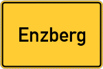 Place name sign Enzberg