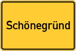 Place name sign Schönegründ