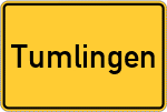 Place name sign Tumlingen