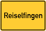 Place name sign Reiselfingen