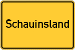 Place name sign Schauinsland