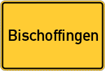Place name sign Bischoffingen