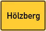 Place name sign Hölzberg