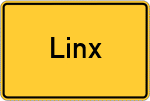 Place name sign Linx