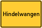 Place name sign Hindelwangen