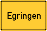 Place name sign Egringen