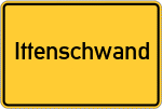 Place name sign Ittenschwand