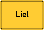 Place name sign Liel