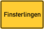 Place name sign Finsterlingen