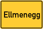 Place name sign Ellmenegg