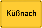 Place name sign Küßnach