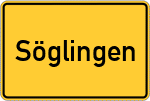 Place name sign Söglingen
