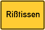 Place name sign Rißtissen