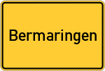Place name sign Bermaringen