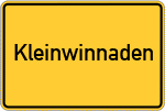 Place name sign Kleinwinnaden