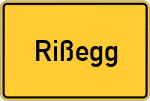 Place name sign Rißegg