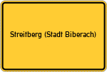 Place name sign Streitberg (Stadt Biberach)