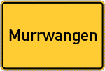 Place name sign Murrwangen