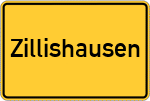 Place name sign Zillishausen