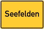 Place name sign Seefelden