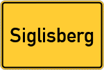 Place name sign Siglisberg