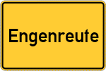 Place name sign Engenreute