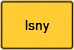 Place name sign Isny