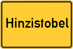 Place name sign Hinzistobel