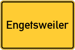 Place name sign Engetsweiler