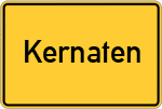 Place name sign Kernaten