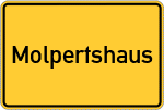Place name sign Molpertshaus