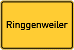 Place name sign Ringgenweiler