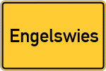 Place name sign Engelswies